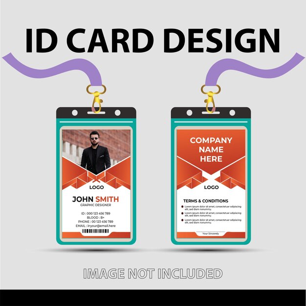 Vector freepik id card