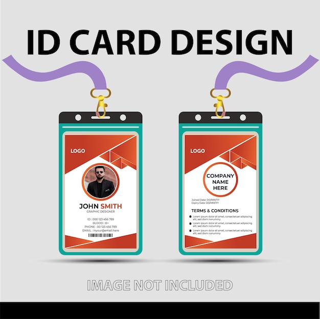 Vector freepik id card