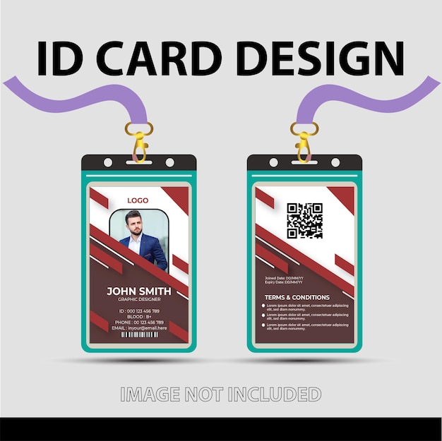 Vector freepik id card