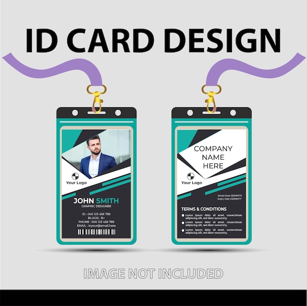 Vector freepik id card