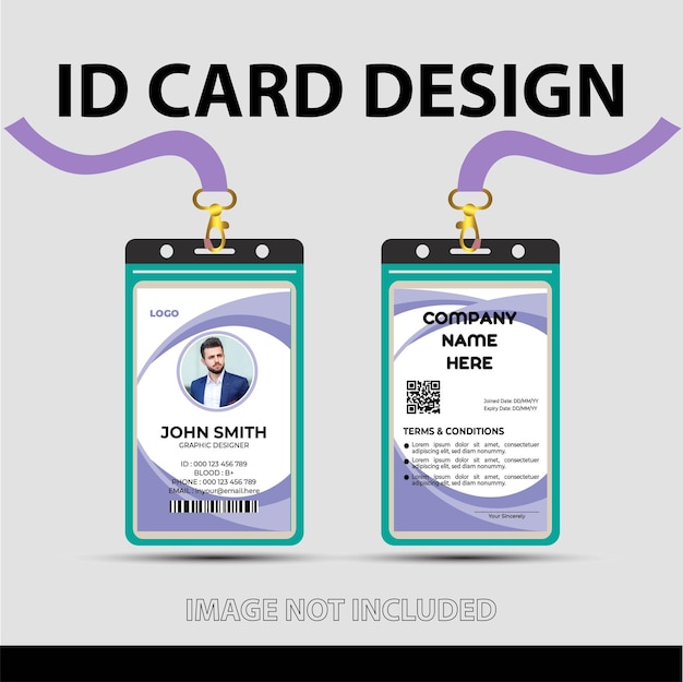 Vector freepik id card