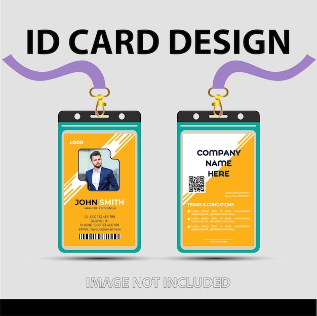 Vector freepik id card