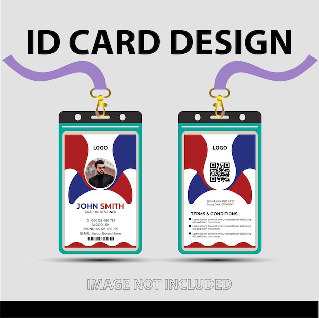 Vector freepik id card