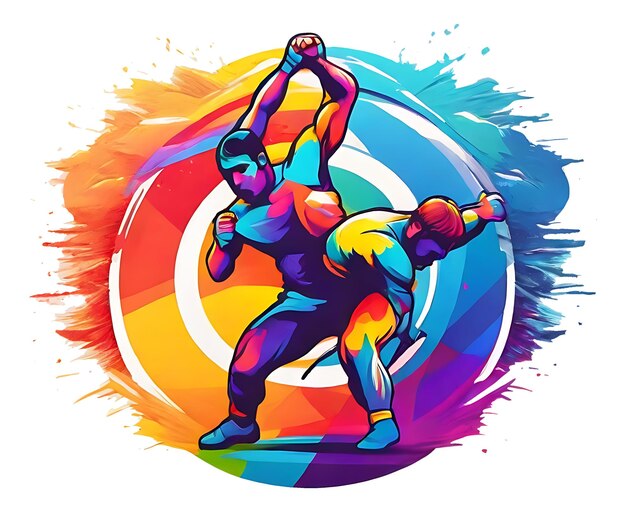 Логотип спортивной игры фристайла