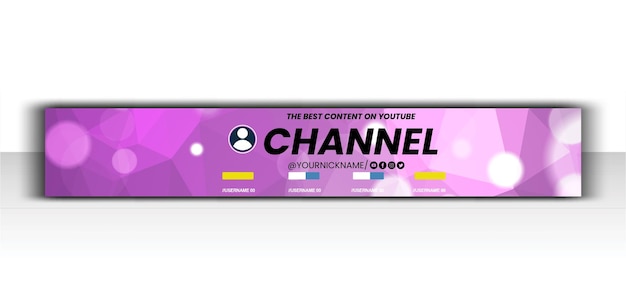 freevectorgradientyoutubehorizontalbanner