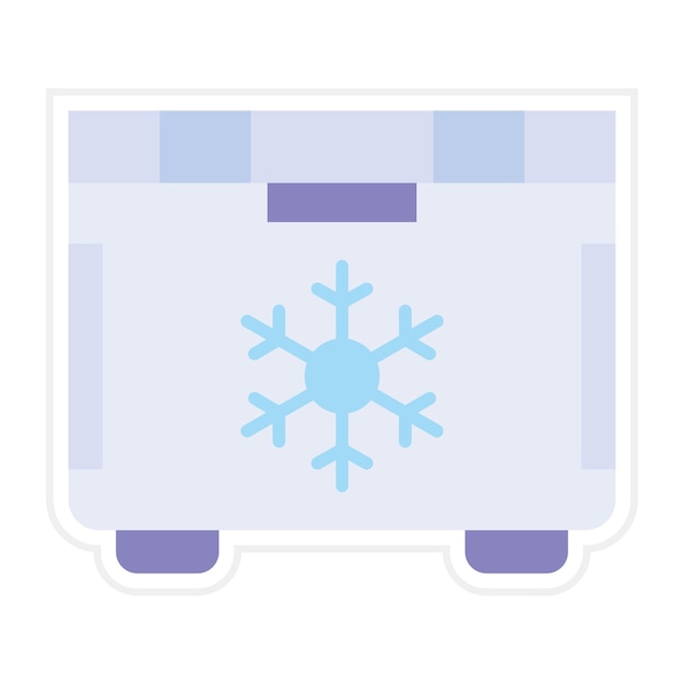 Vector freezer icon vector image can be used for summer