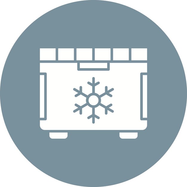 Freezer icon vector image can be used for summer