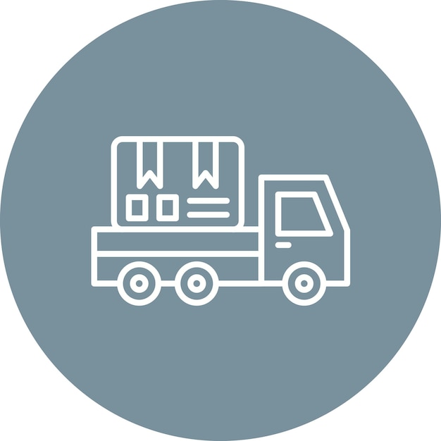 Freight vector icon Can be used for Delivery and Logistics iconset