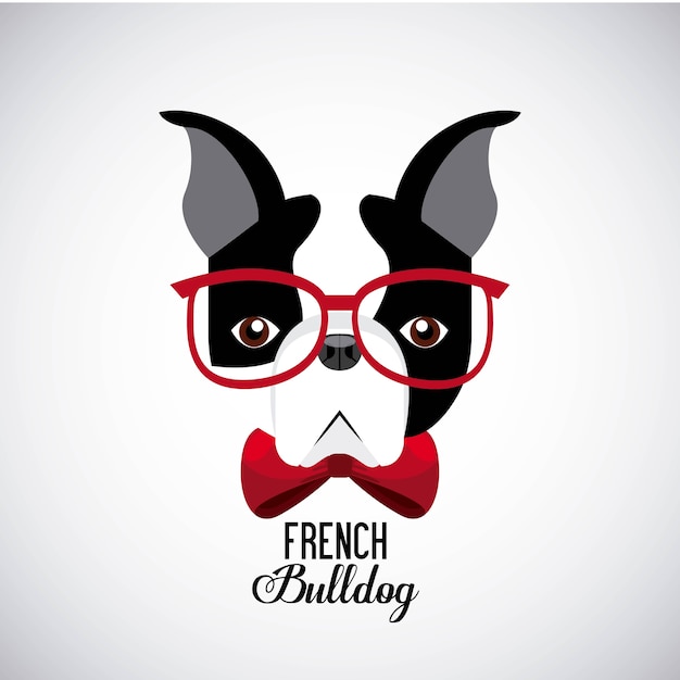 French bulldog design