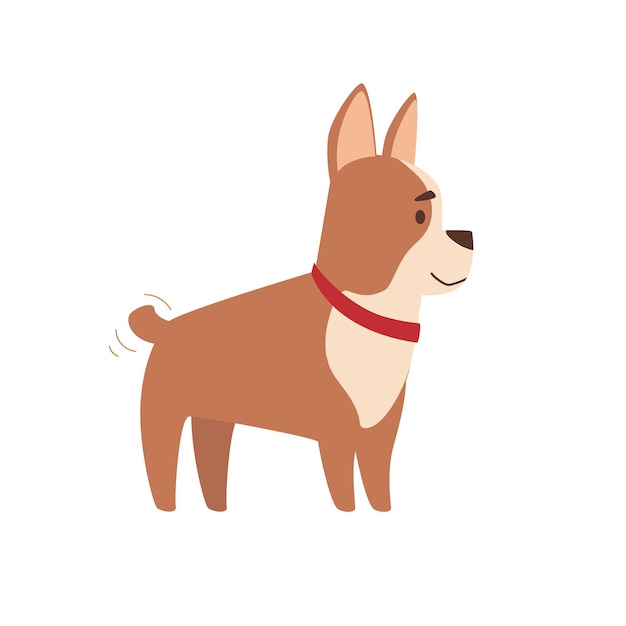 Vector french bulldog dog profile