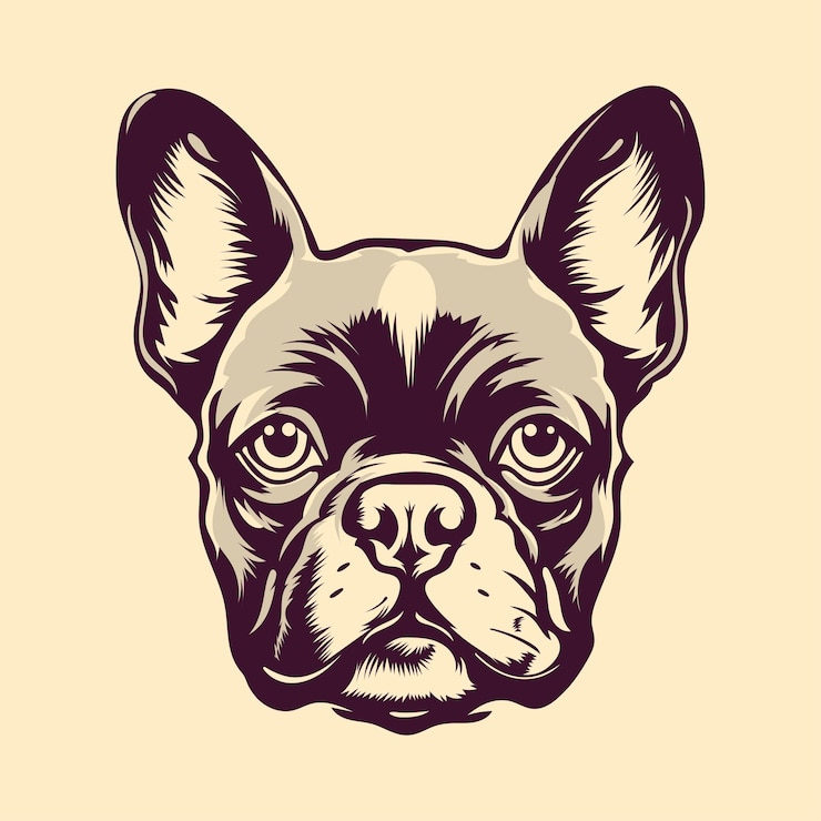 Vector 프랑스 불도그 터