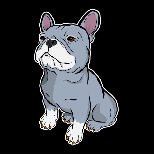 Vector frenchie