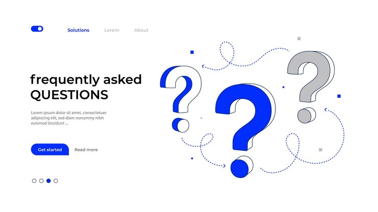 Frequently Asked Questions Concept Exclamation and Question Marks