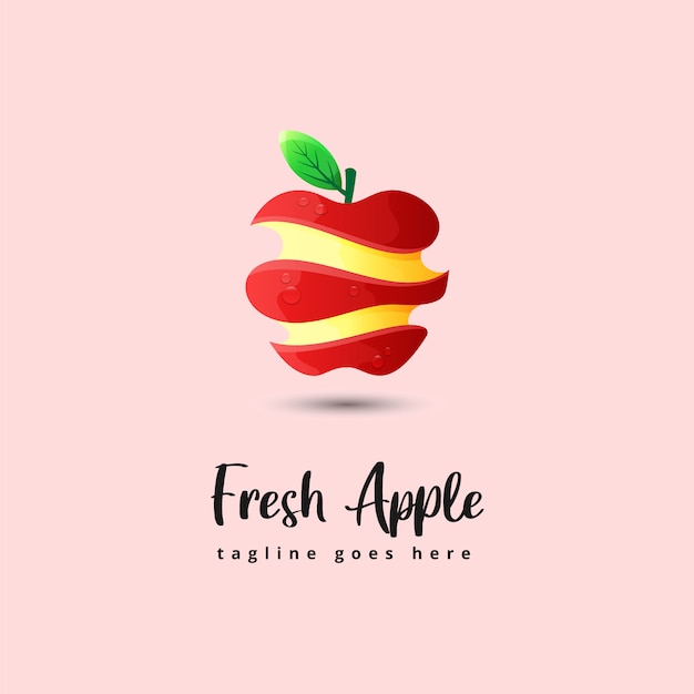 Fresh apple illustration