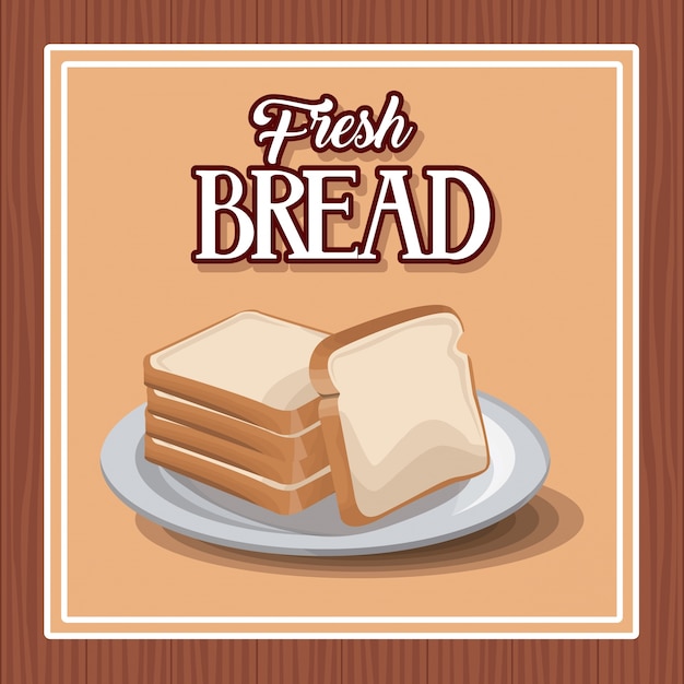 新鮮なパンと小麦全穀物栄養