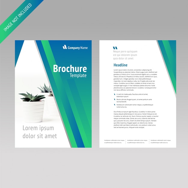 Vector fresh brochure template