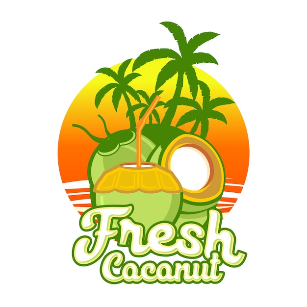 Vector fresh coconutjpg