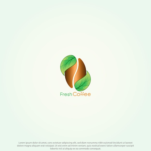 Fresh coffee abstract logo design