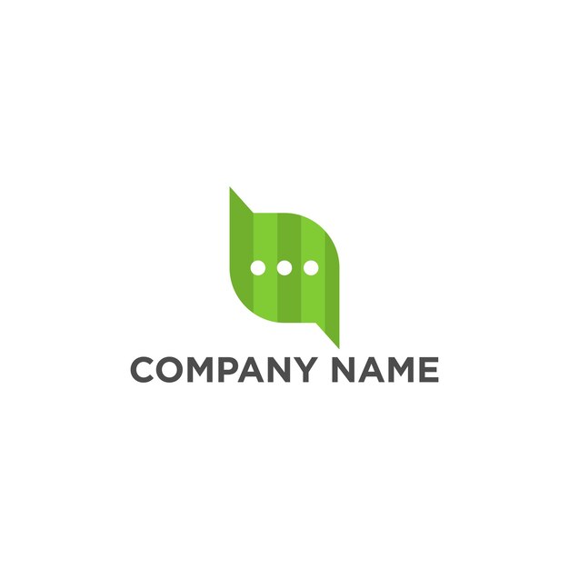 Fresh consult logo vector, communication logo inspiration