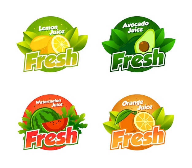 Fresh fruit for logo