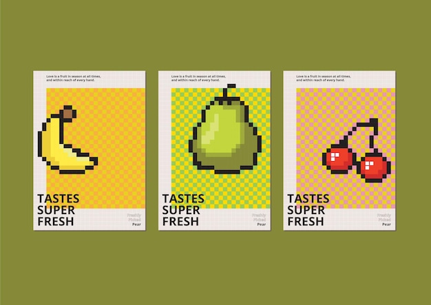 Fresh fruit poster