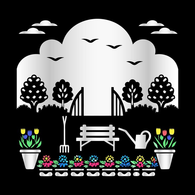 वेक्टर fresh gardening nature logo simple bio lawn symbol for evergreen green growth designs