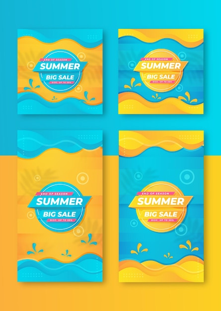 Vector fresh gradient summer sale