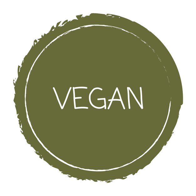 Fresh healthy organic vegan food logo labels and tags Round eco green Natural friendly stickers