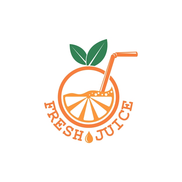 fresh juice emblem