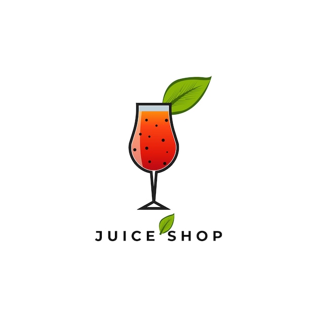 fresh juice logo vector icon symbol juice shop logo vector illustration juice bar icon vector logo