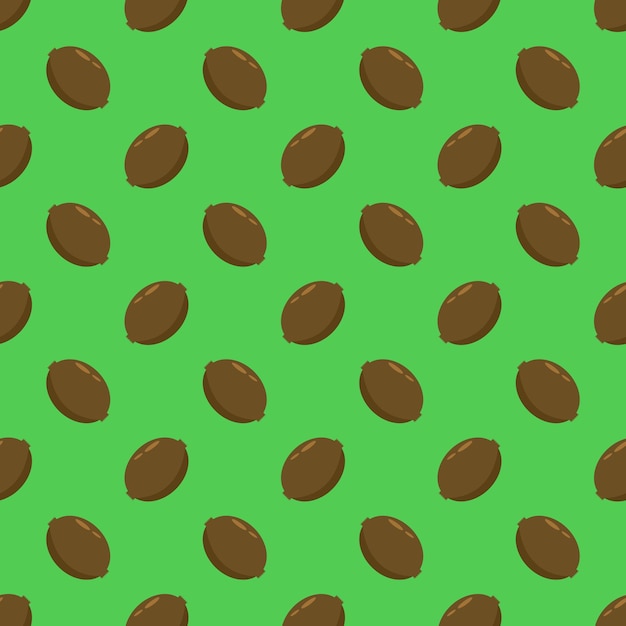 Fresh kiwi seamless pattern vector illustration