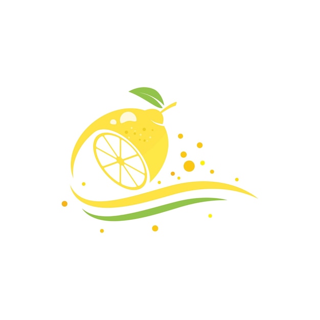 Fresh Lemon icon vector illustration