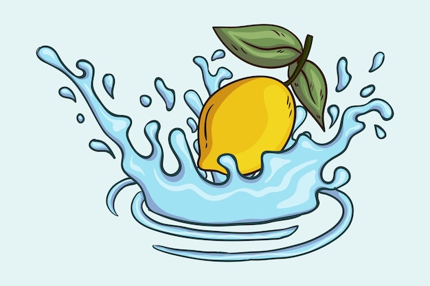 Fresh lemon splash