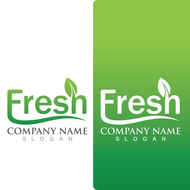 Fresh logo and symbol template design