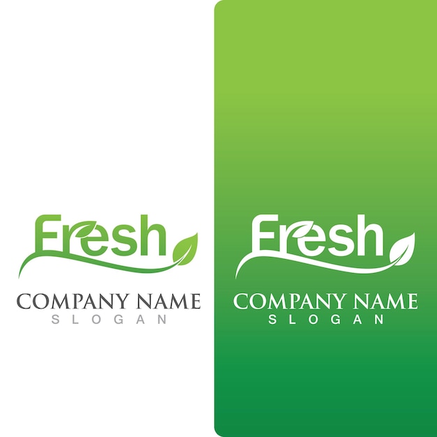 Fresh logo and symbol template design