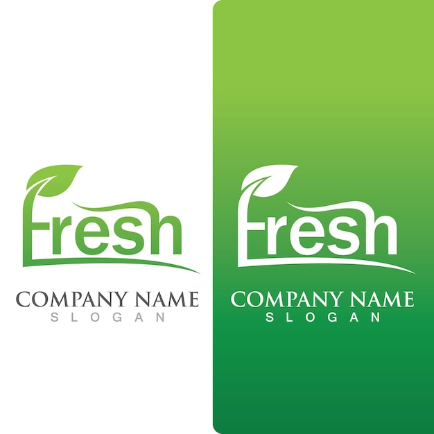 Fresh logo and symbol template design