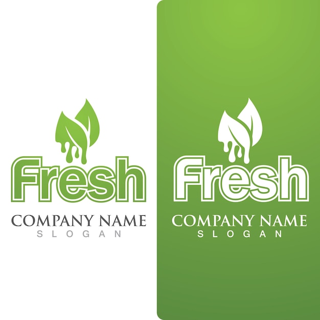 Fresh logo and symbol template design