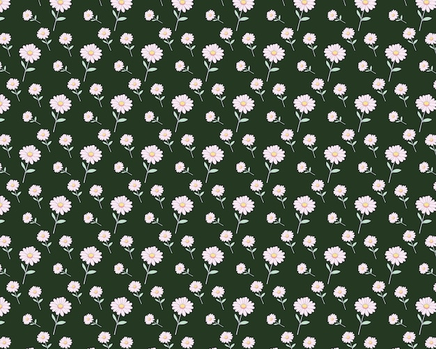 Vector a fresh and lovely pattern on a green background