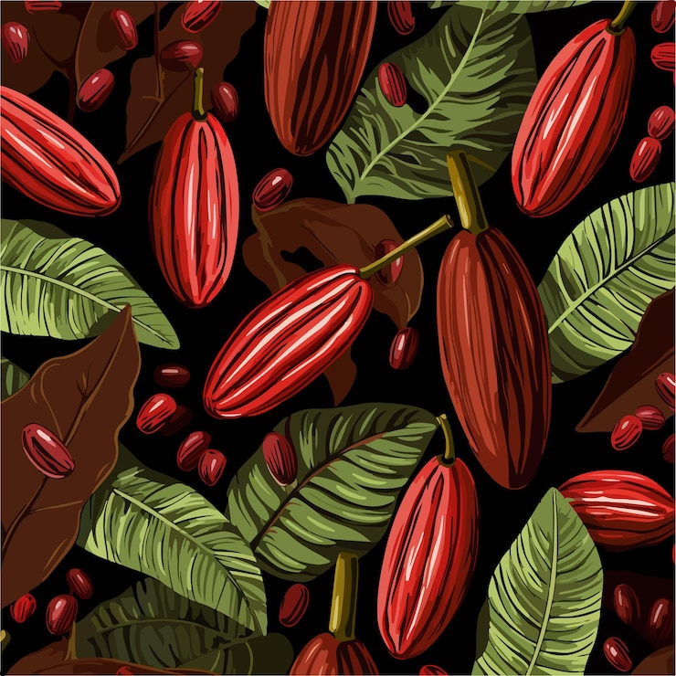 Vector fresh natural seamless fruit pattern with whole and cut ripe peaches