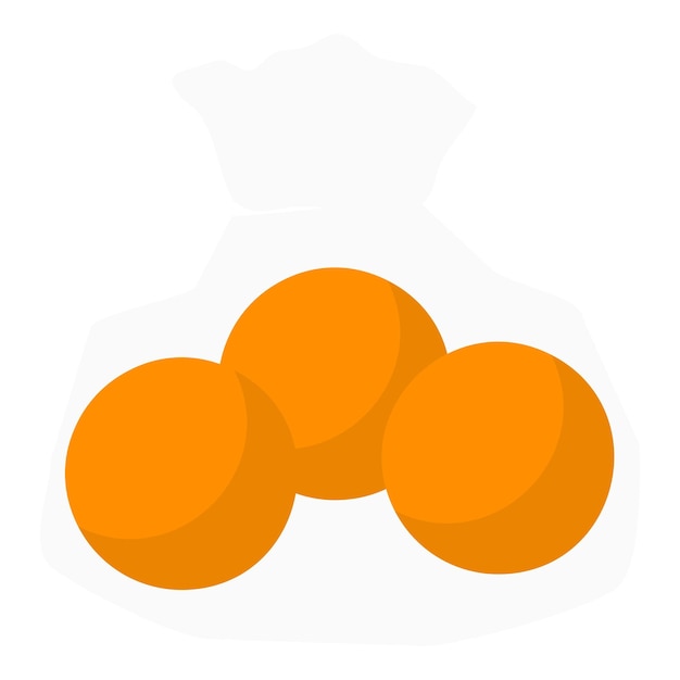 Fresh orange icon Flat illustration of fresh orange vector icon for web design