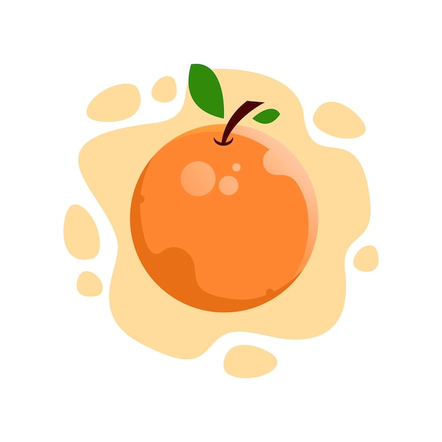 Fresh orange Illustration vector