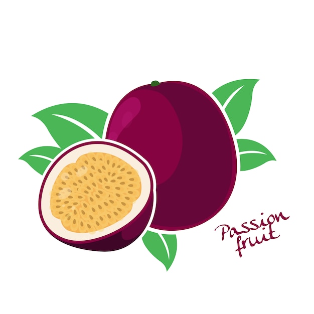 Fresh passion fruit