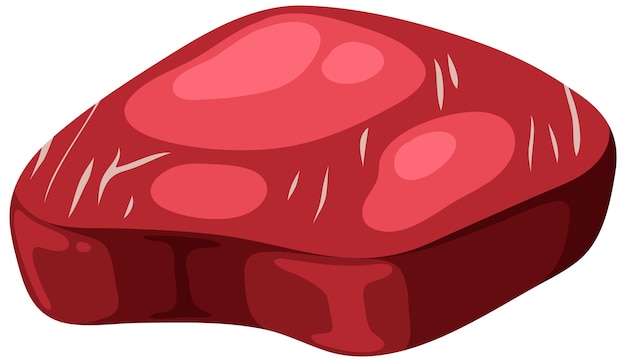 Fresh raw meat isolated