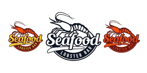 Fresh seafood restaurant premium logo