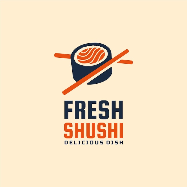 벡터 fresh shushi 로고