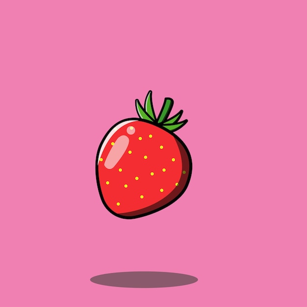 Fresh strawberry icon