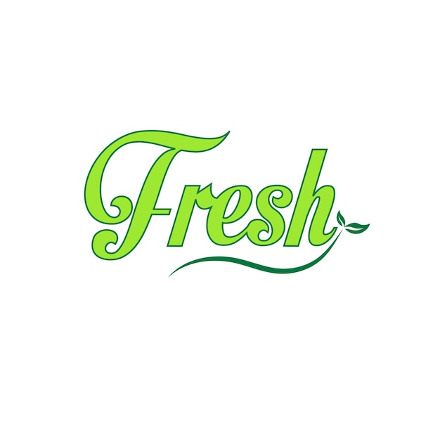 Fresh text design