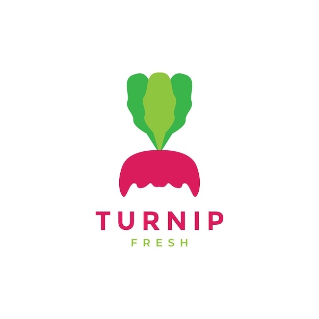 Свежая овощная репа абстрактный дизайн логотипа
