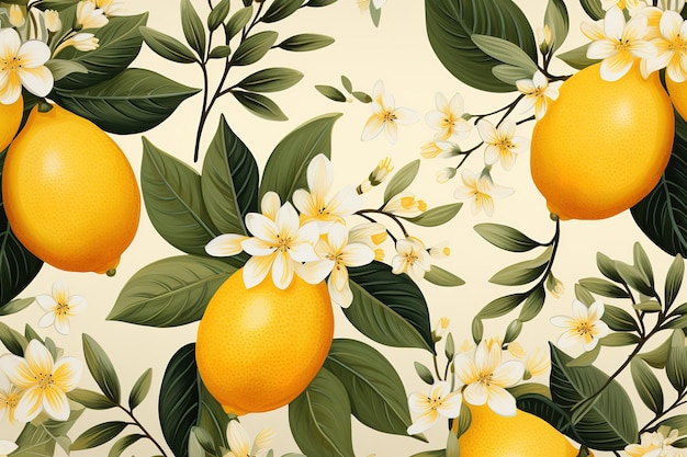 초록색 잎과 함께 레몬 라임의 신선한 노란색 과일  ⁇  바탕에 아연류 질감 Vintage