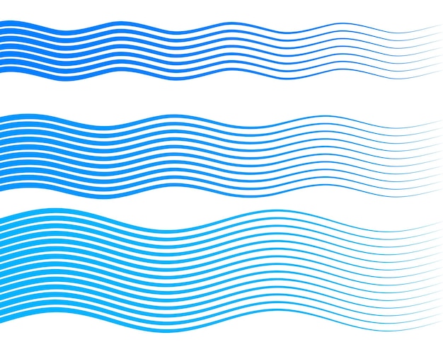 Freshness natural theme a Fresh Water background of blue Elements design seamless wave Abstract wavy Vector illustration eps10